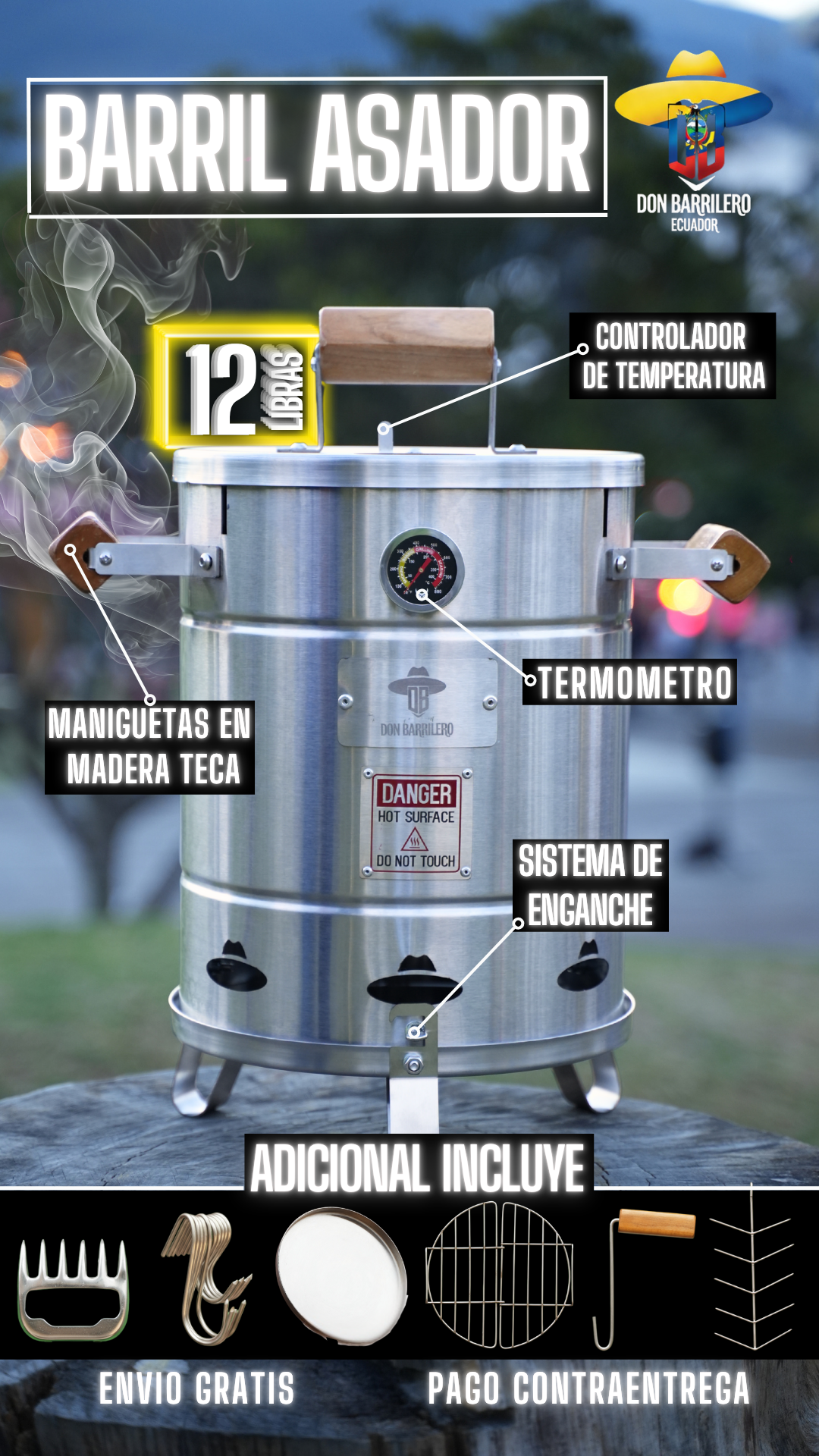Barril Asador - Don Barrilero